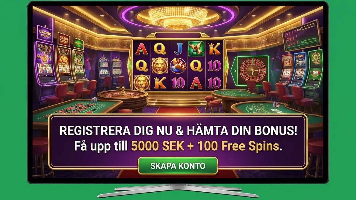 Registrera dig med bonus